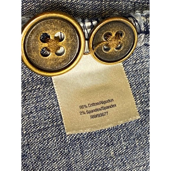 St John’s Bay Petite Denim Pleated Woman’s Jacket PL - Picture 10 of 12